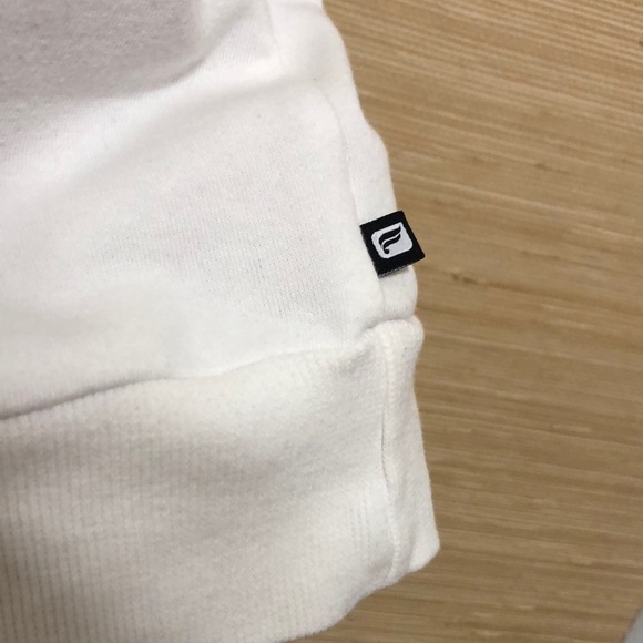 Fabletics White Odin Short Sleeve Sport Sweater Dress with Lace Tie Waist XS - Picture 6 of 9